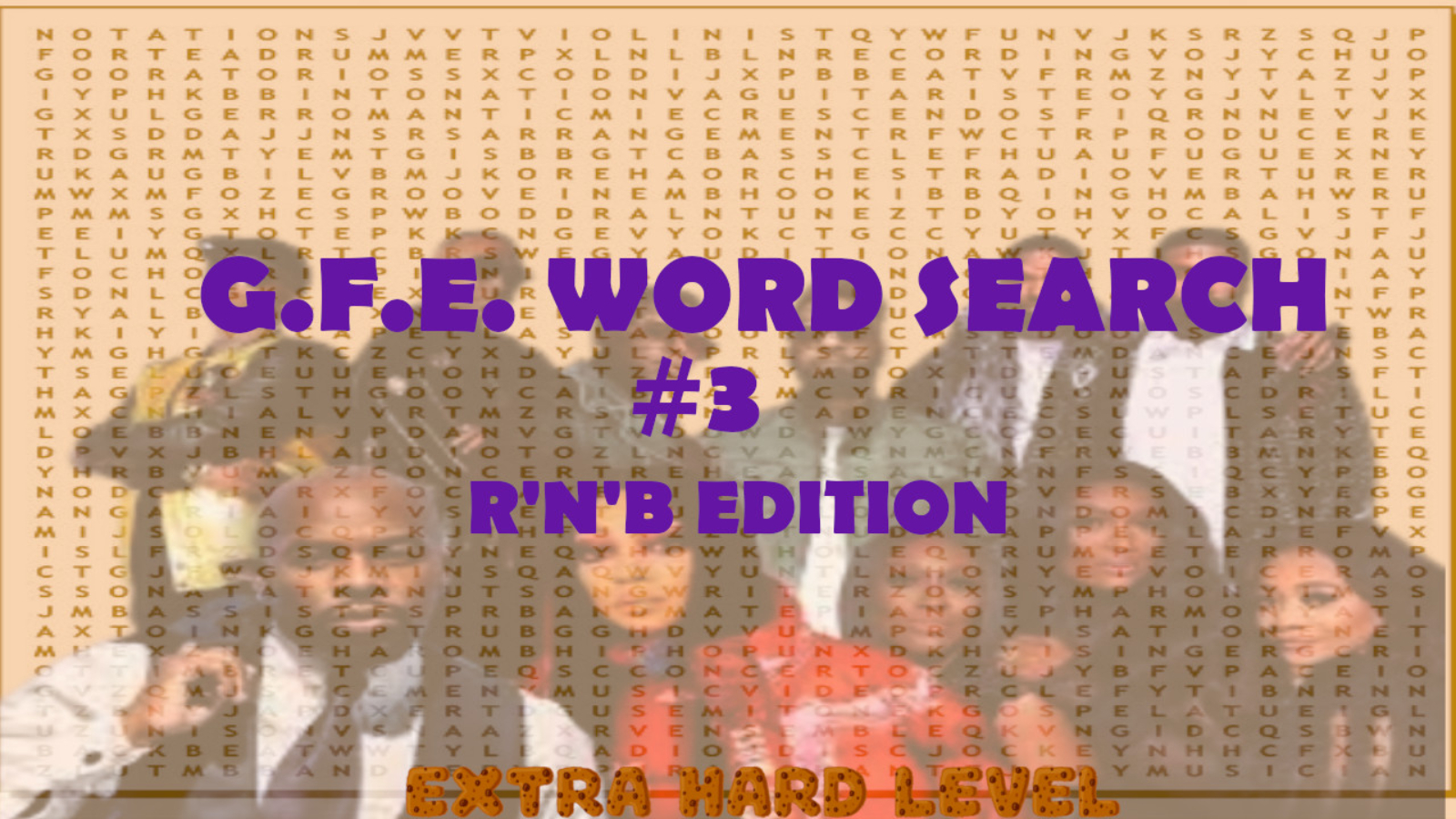 G.F.E. WORD SEARCH #3