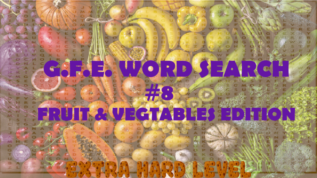 G.F.E. WORD SEARCH #8