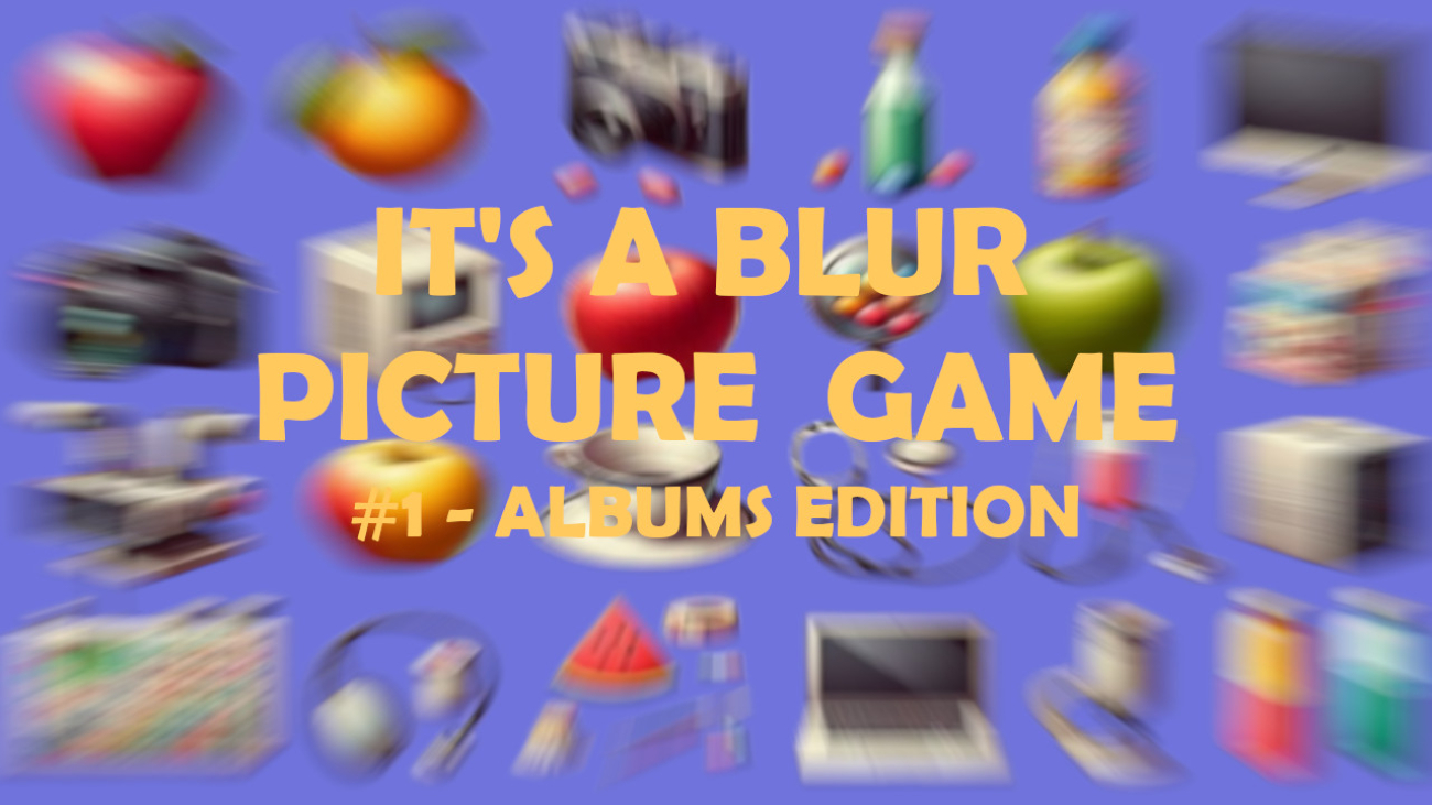 IT'S A BLUR PICTURE COVER 1