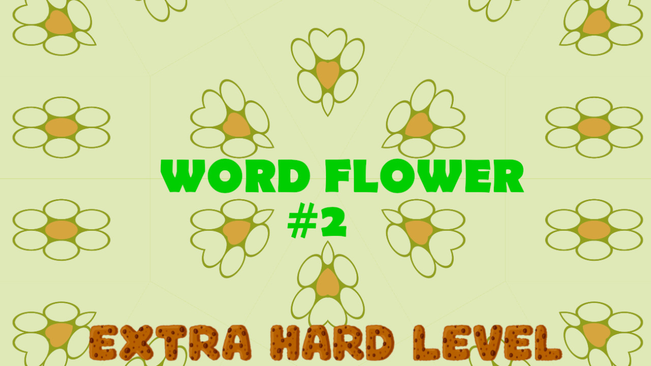 WORD FLOWER #2