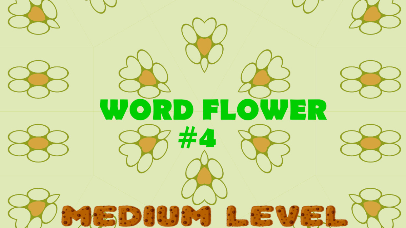 WORD FLOWER #4