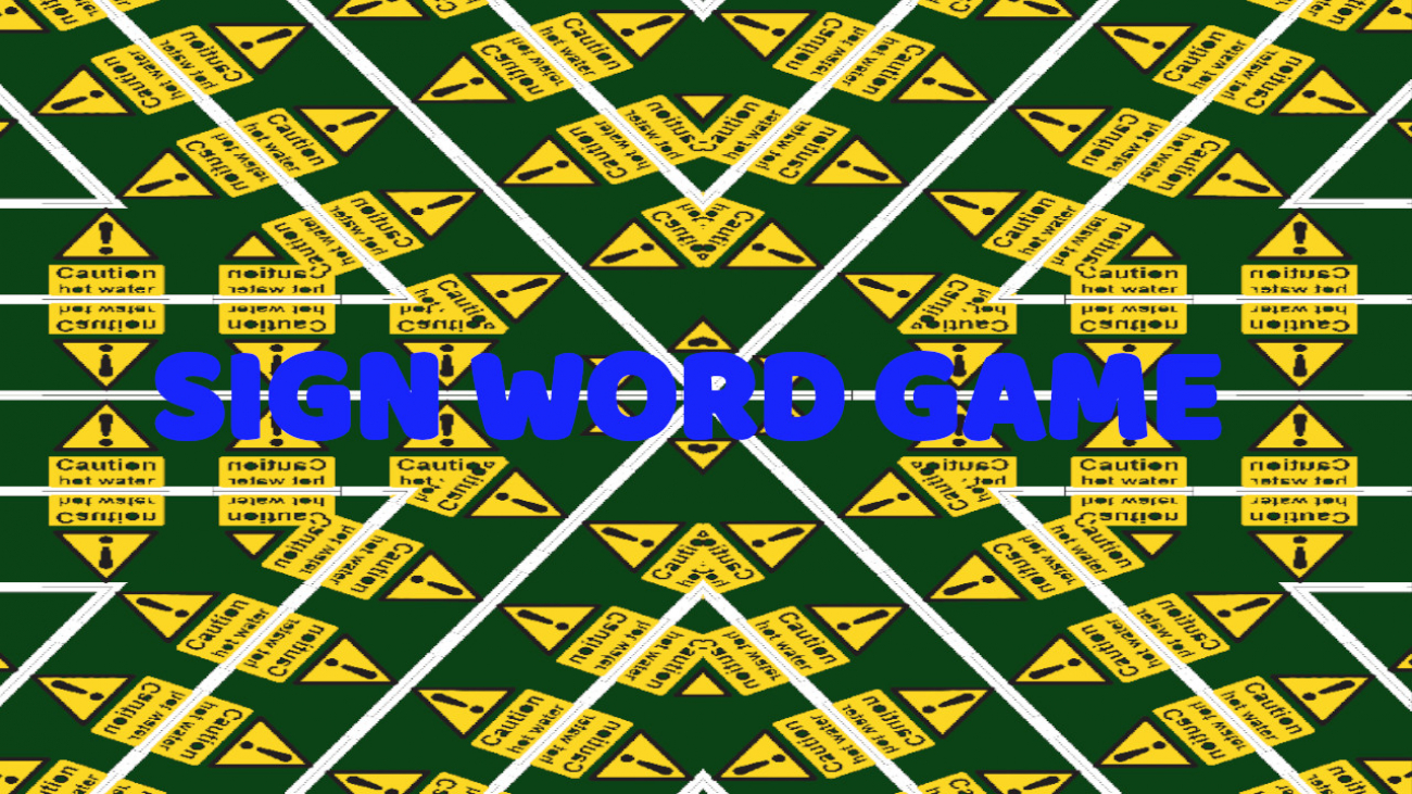 SIGN WORD GAME