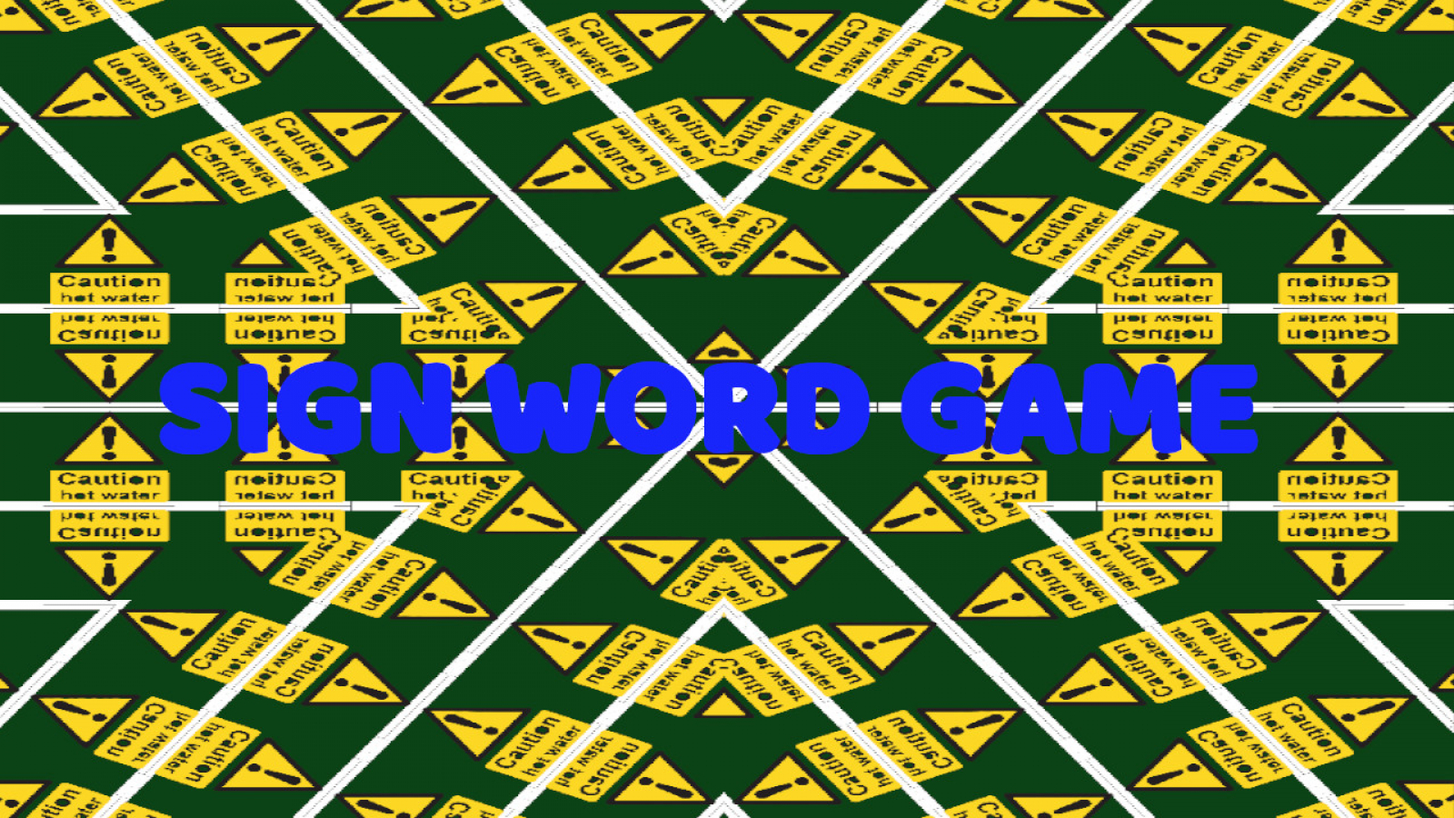 SIGN WORD GAME