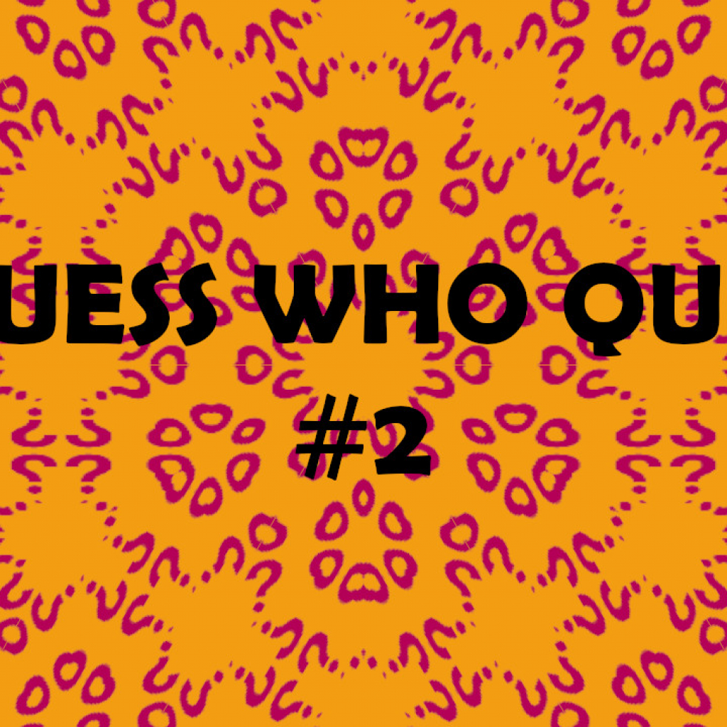 GUESS WHO COVER #2