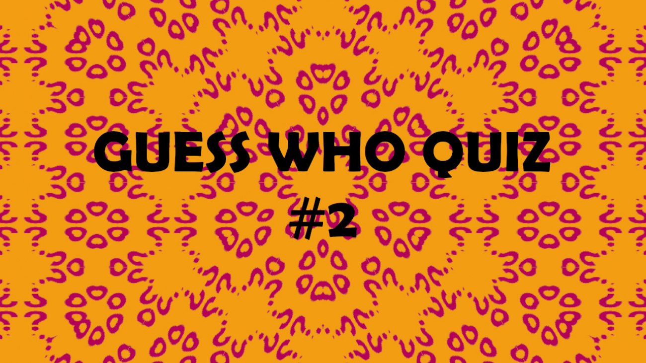 GUESS WHO COVER #2