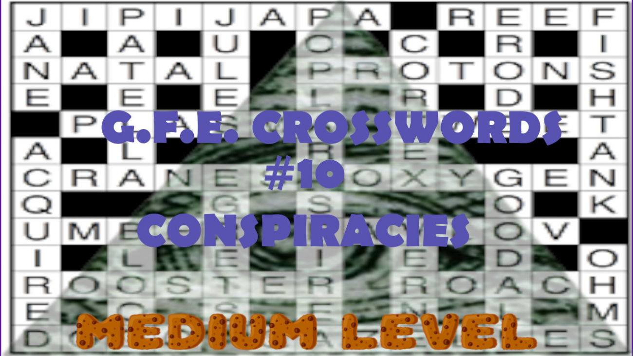 G.F.E. CROSSWORDS - CONSPIRIES NEW