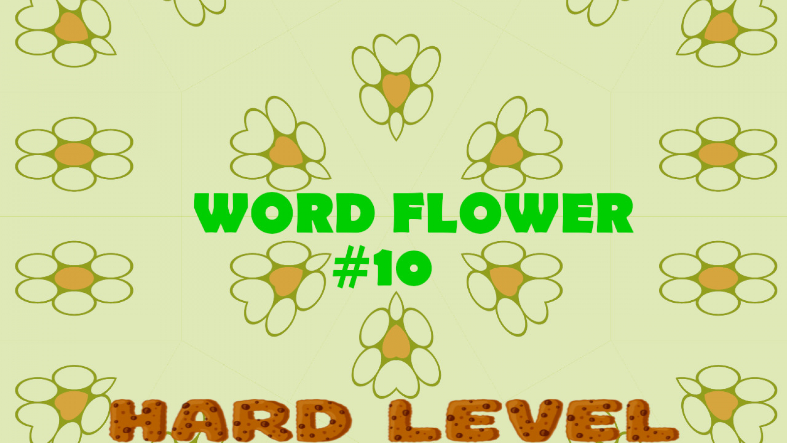 WORD FLOWER #10